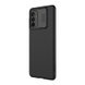 Карбонова накладка Nillkin Camshield (шторка на камеру) для Samsung Galaxy M52, Чорний / Black