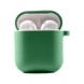 Силіконовий футляр з мікрофіброю для навушників Airpods 1/2, Зелений / Spearmint