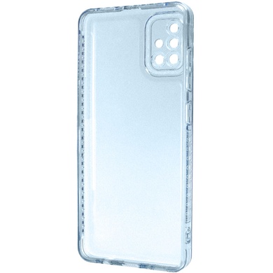 Чохол TPU Starfall Clear для Samsung Galaxy A51, Блакитний