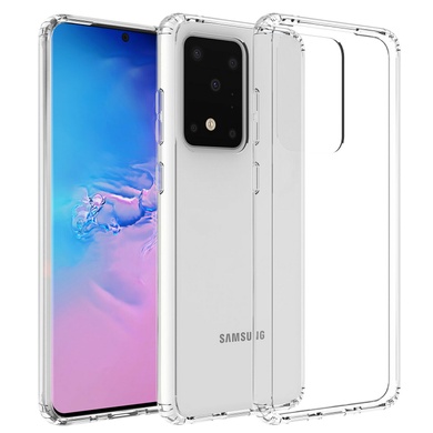 TPU чохол GETMAN Transparent 1,0 mm для Samsung Galaxy S20 Ultra