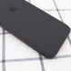 Чохол Silicone Case Square Full Camera Protective (AA) для Apple iPhone XR (6.1"), Серый / Dark Gray