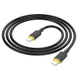 Дата кабель Hoco U109 Type-C to Type-C 100W (1.2m) Black