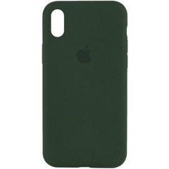 Чохол Silicone Case Full Protective (AA) для Apple iPhone X (5.8 ") / XS (5.8"), Зелений / Cyprus Green