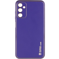 Кожаный чехол Xshield для Samsung Galaxy A25 5G Фиолетовый / Ultra Violet