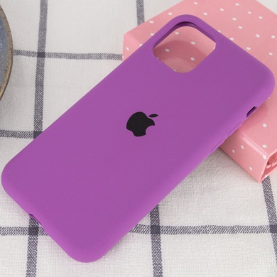 Чохол Silicone Case Full Protective (AA) для Apple iPhone 11 Pro (5.8"), Фіолетовий / Grape