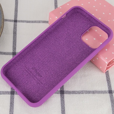 Чехол Silicone Case Full Protective (AA) для Apple iPhone 11 Pro (5.8") Фиолетовый / Grape