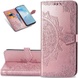Кожаный чехол (книжка) Art Case с визитницей для Xiaomi Redmi Note 10 Pro / 10 Pro Max Розовый