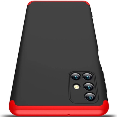 Пластикова накладка GKK LikGus 360 градусів (opp) для Samsung Galaxy M51, Черный / Красный