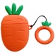 Силиконовый футляр Smile Fruits series для наушников AirPods 1/2 + кольцо Carrot