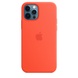 Чохол Silicone Case Full Protective (AA) для Apple iPhone 12 Pro Max (6.7 "), Помаранчевий / Electric Orange