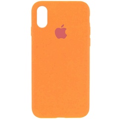 Чохол Silicone Case Full Protective (AA) для Apple iPhone X (5.8 ") / XS (5.8"), Помаранчевий / Vitamin C