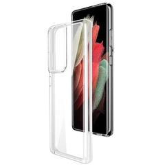 TPU чохол Epic Transparent 2,00 mm для Samsung Galaxy S21 Ultra, Безбарвний (прозорий)