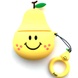 Силіконовий футляр Smile Fruits series для навушників AirPods 1/2 + кільце, Pear