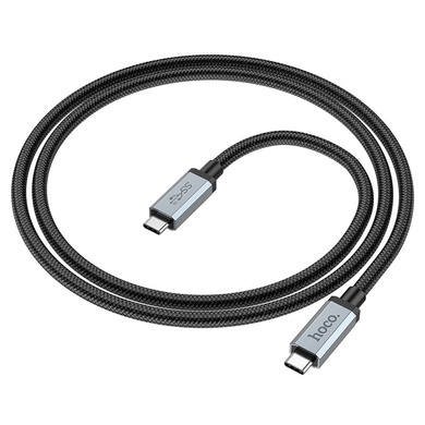 Дата кабель Hoco US06 Type-C to Type-C 100W USB3.2 20Gbps (2m) Black