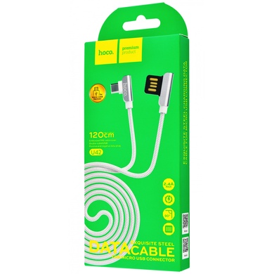 Дата кабель Hoco U42 Exquisite Steel Micro USB Cable (1.2m)