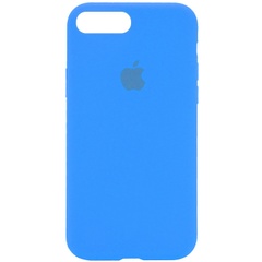 Чохол Silicone Case Full Protective (AA) для Apple iPhone 7 plus / 8 plus (5.5 "), Блакитний / Blue