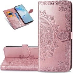 Кожаный чехол (книжка) Art Case с визитницей для Samsung Galaxy A31 Розовый