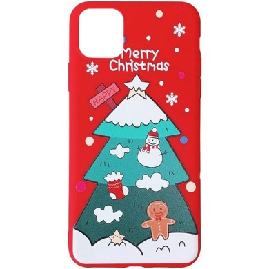 Пластиковая накладка Merry Christmas для Apple iPhone 11 (6.1")