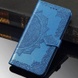 Кожаный чехол (книжка) Art Case с визитницей для Samsung Galaxy A21s Синий