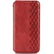 Шкіряний чохол книжка GETMAN Cubic (PU) для Samsung Galaxy A71, Червоний