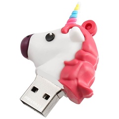 Флеш накопичувач Dinosaur Driver 16GB, White unicorn