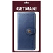 Кожаный чехол книжка GETMAN Gallant (PU) для Huawei Honor X6a Синий