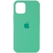 Чохол Silicone Case Full Protective (AA) для Apple iPhone 12 Pro Max (6.7 "), Зелений / Spearmint