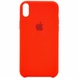 Чехол Silicone Case (AA) для Apple iPhone X (5.8") / XS (5.8") Красный / Red