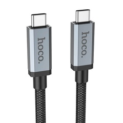 Дата кабель Hoco US06 Type-C to Type-C 100W USB3.2 20Gbps (1m) Black