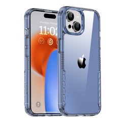 Чехол TPU+PC Multi-Color для Apple iPhone 15 Plus (6.7") Blue