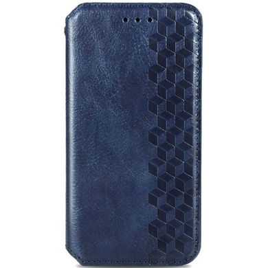 Шкіряний чохол книжка GETMAN Cubic (PU) для Samsung Galaxy A71, Синій