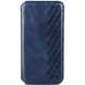 Кожаный чехол книжка GETMAN Cubic (PU) для Samsung Galaxy A71 Синий