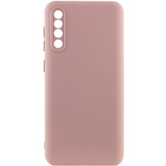 Чехол Silicone Cover Lakshmi Full Camera (A) для Samsung Galaxy A50 (A505F) / A50s / A30s Розовый / Pink Sand