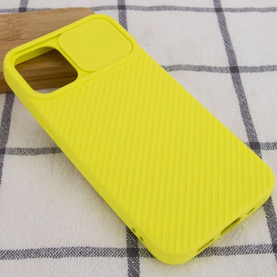 Чехол Camshield Square TPU со шторкой для камеры для Apple iPhone 11 Pro (5.8") Желтый