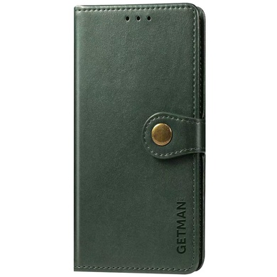 Шкіряний чохол книжка GETMAN Gallant (PU) для Xiaomi Redmi 9, Зелений