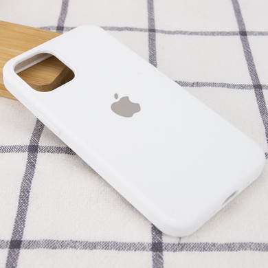 Чехол Silicone Case Full Protective (AA) для Apple iPhone 15 Plus (6.7") Белый / White