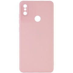 Силиконовый чехол Candy Full Camera для Xiaomi Redmi Note 5 Pro / Note 5 (AI Dual Camera) Розовый / Pink Sand