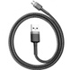 Дата кабель Baseus Cafule MicroUSB Cable 2.4A (0.5m) (CAMKLF-A) Серый / Черный