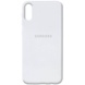 Чехол Silicone Cover Full Protective (AA) для Samsung Galaxy A02 Белый / White