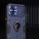 TPU+PC чехол Nillkin CamShield Armor (шторка на камеру) для Apple iPhone 12 Pro / 12 (6.1") Синий