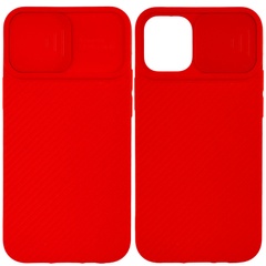 Чохол Camshield Square TPU зі шторкою для камери для Apple iPhone 11 Pro (5.8"), Червоний