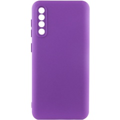 Чехол Silicone Cover Lakshmi Full Camera (A) для Samsung Galaxy A50 (A505F) / A50s / A30s Фиолетовый / Purple