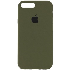 Чохол Silicone Case Full Protective (AA) для Apple iPhone 7 plus / 8 plus (5.5 "), Зеленый / Dark Olive