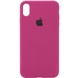 Чохол Silicone Case Full Protective (AA) для Apple iPhone X (5.8 ") / XS (5.8"), Бордовий / Maroon