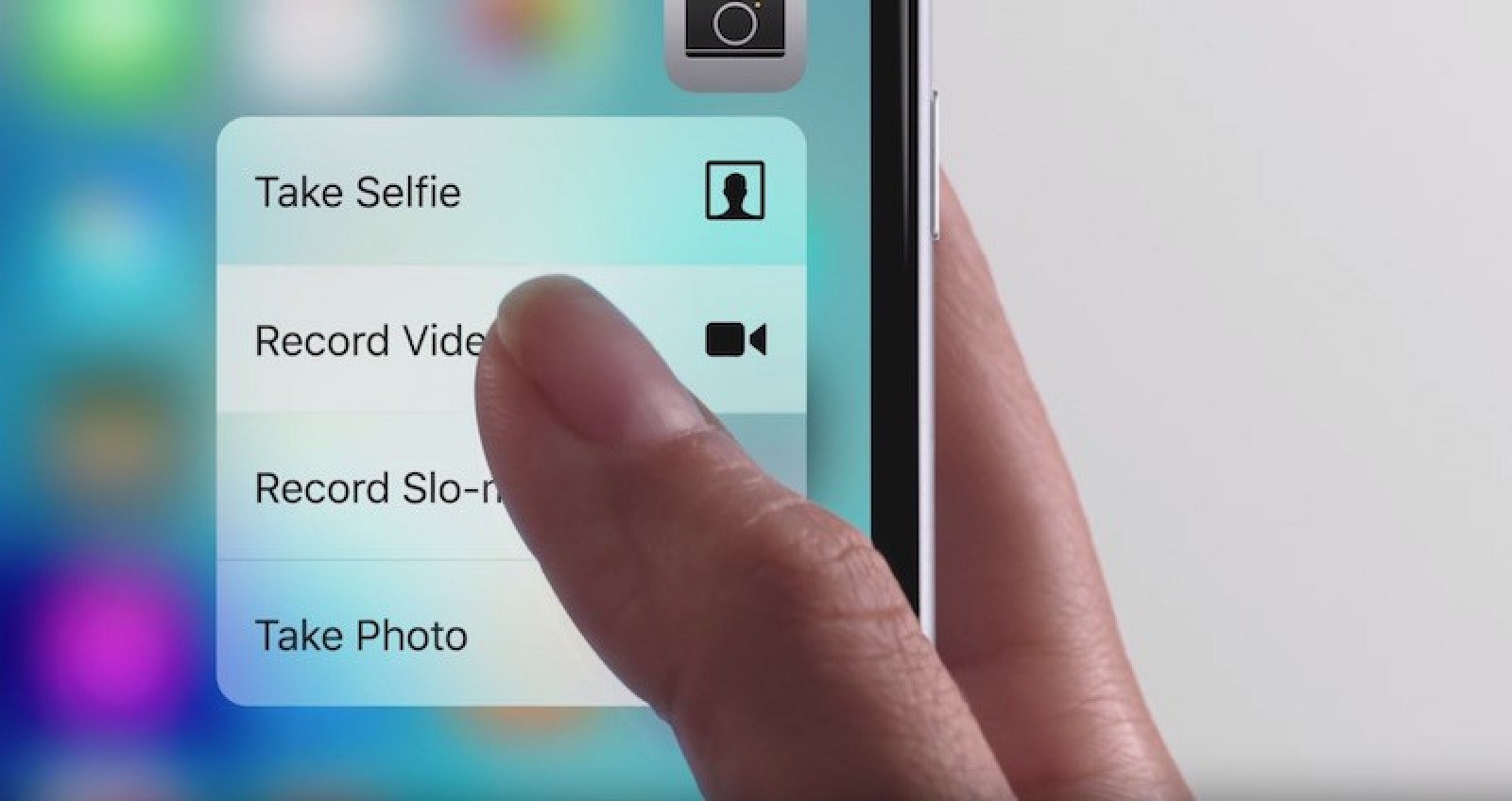 3D Touch в iPhone 6S