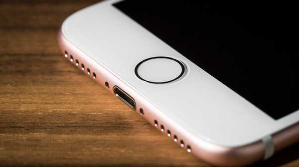 iPhone 7 белый, кнопка, разъем зарядного устройства