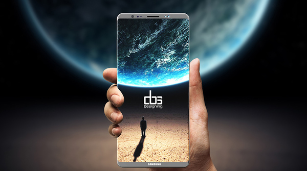 новый концепт дизайн смартфона Galaxy Note 8