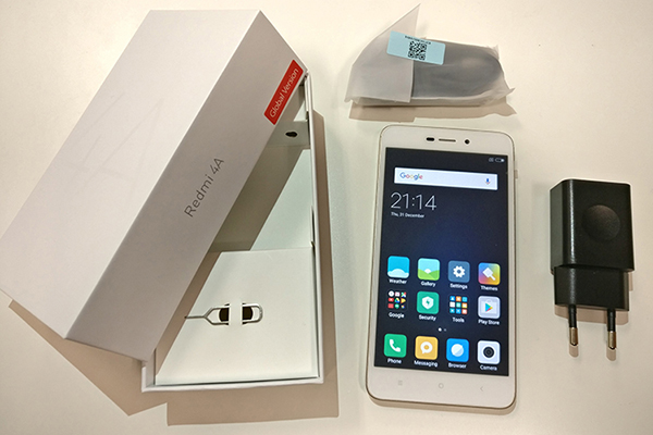 анбоксинг и комплектация смартфона Xiaomi Redmi 4a