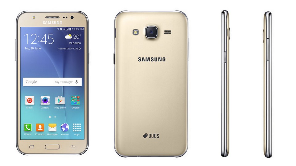 Дизайн Samsung Galaxy J5
